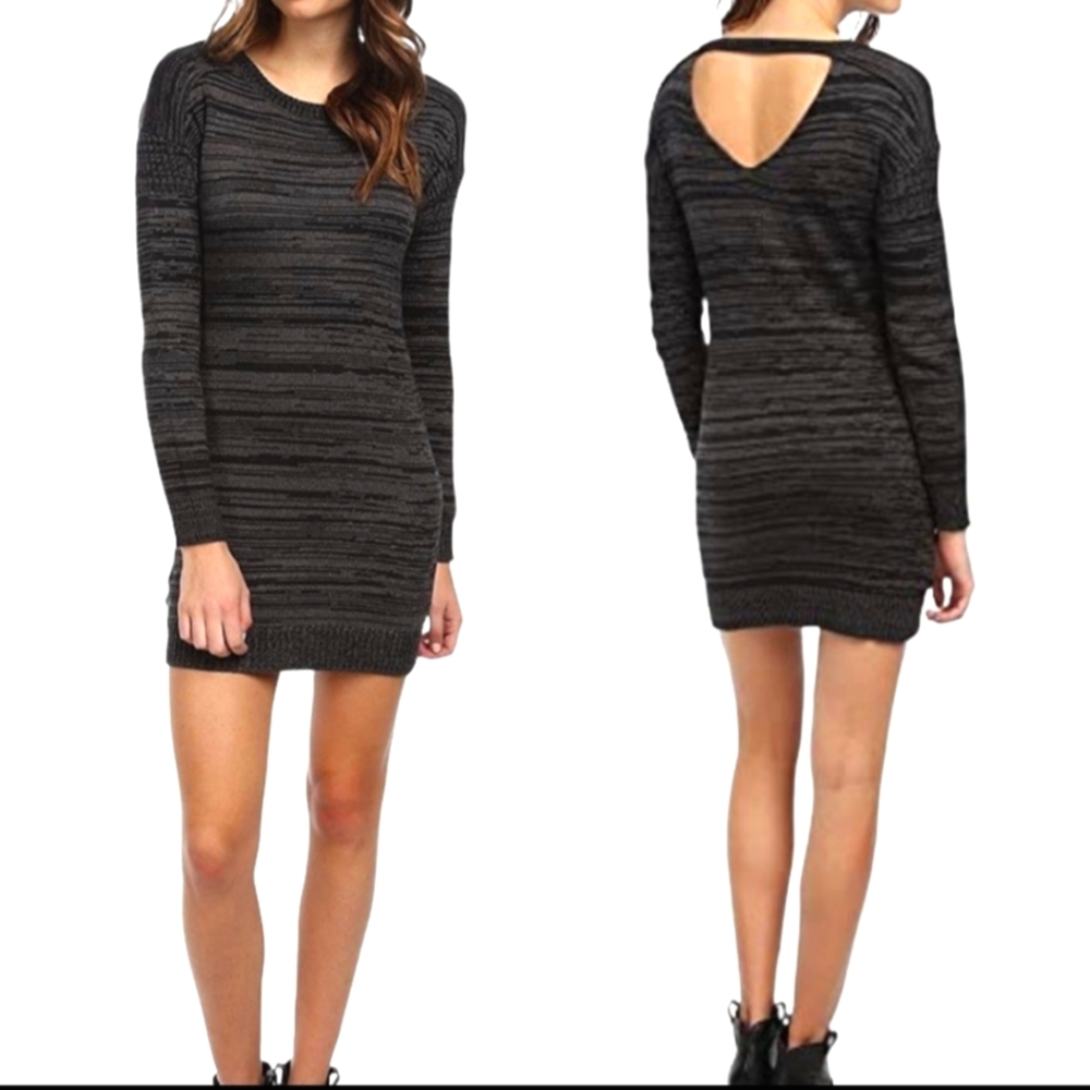 BCBGENERATION Cutout V-back Sweater Dress